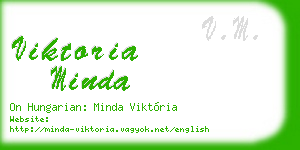 viktoria minda business card