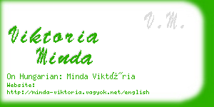 viktoria minda business card